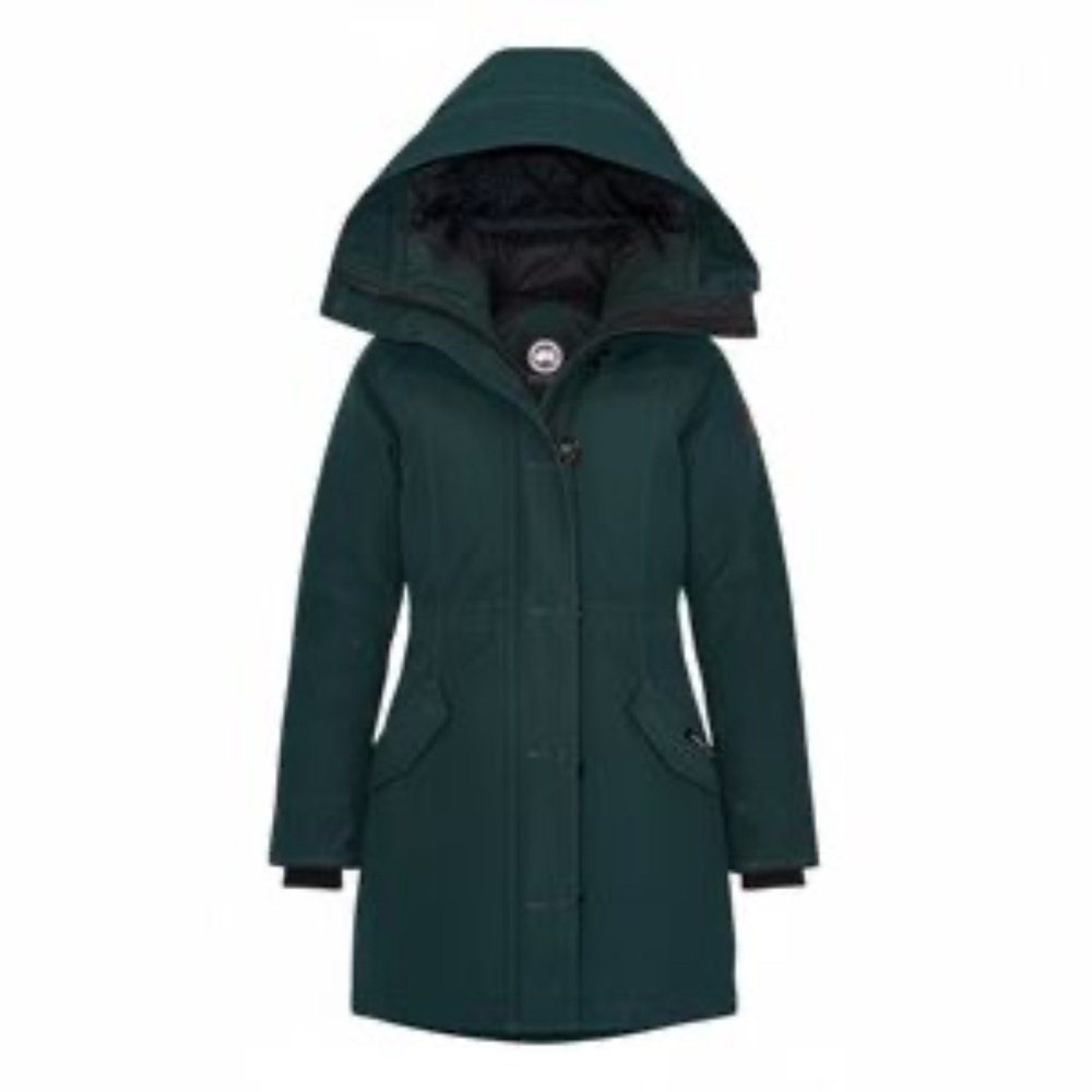 Canada Goose Down Alpine Green Jacket - Knee Length - Size Medium